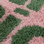 Tufting Letters Rug Soft Fluffy Long Anti Slip Bedroom Bedside Mat Floor Pad Kids Room Carpet Nursery Home Spring Decor 50x160cm 5