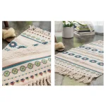 Cotton Rug Modern Nordic Geometric Area Carpet Home Tapetes Living Room Decoration Floor Mat Door Mats Rugs Hotel Decor 60x90cm 6
